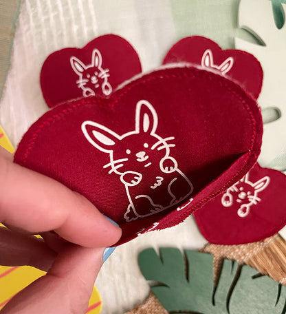 RABBIT pocket brooch・Animalove